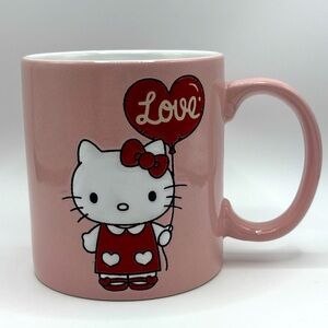Sanrio Hello Kitty Double Sided Pink Valentines Mug 20 oz. LOVE - NEW G-3